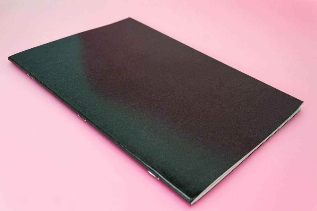 A4 Portrait Sketchbook | 140gsm White Cartridge, 20 Sheets | Stapled Laminated Black Cover