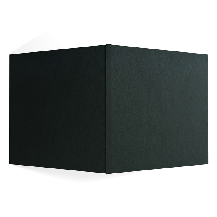 11 x 11 Square Sketchbook | 140gsm White Cartridge, 92 Pages | Casebound Black Cover