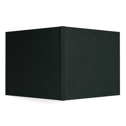 8 x 8 Square Sketchbook | 140gsm White Cartridge, 92 Pages | Casebound Black Cover