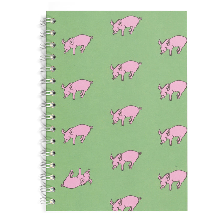 A5 Portrait Note Book, Meadow Green