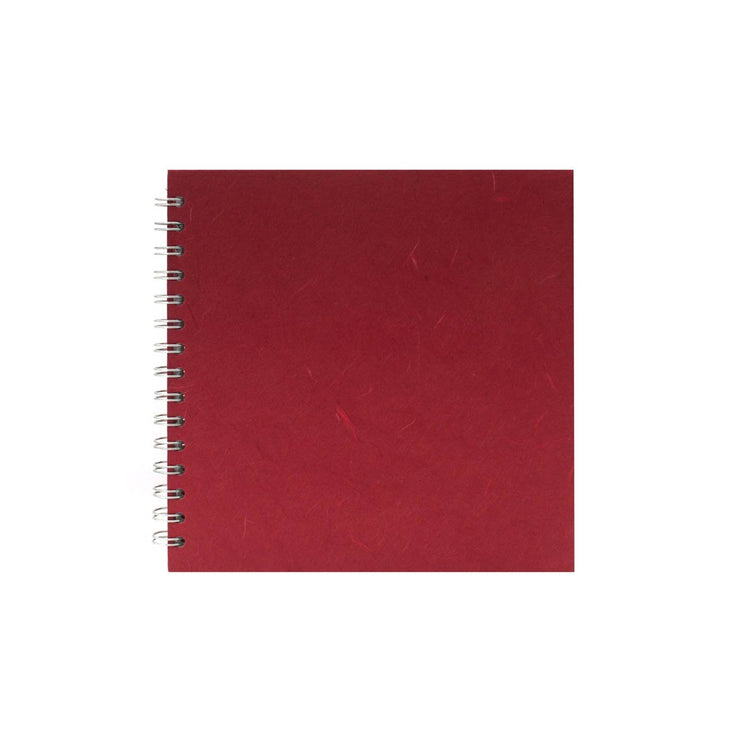 8x8 Square, Red Sketchbook by Pink Pig International