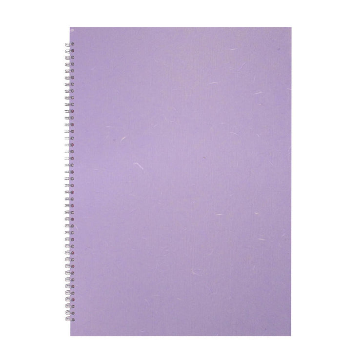 A2 Portrait, Lilac Sketchbook by Pink Pig International