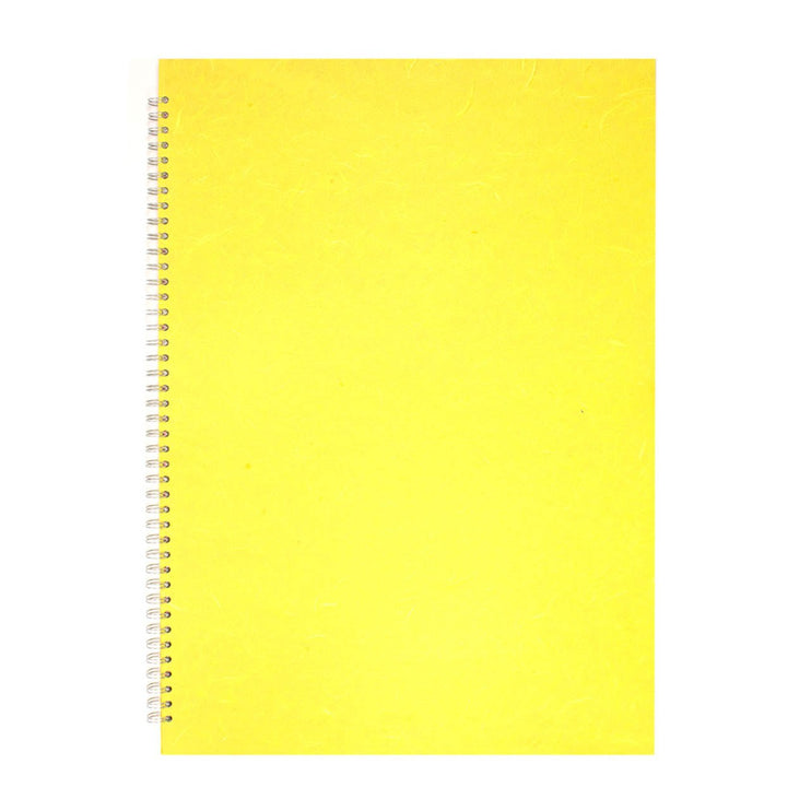 A2 Portrait, Yellow Sketchbook by Pink Pig International