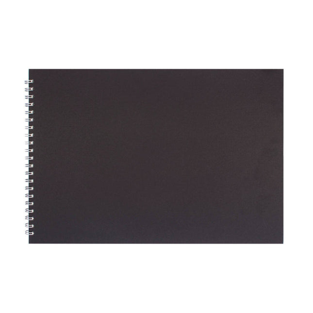 A3 Landscape, Eco Black Sketchbook by Pink Pig International