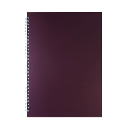 A3 Portrait, Eco Aubergine Sketchbook by Pink Pig International