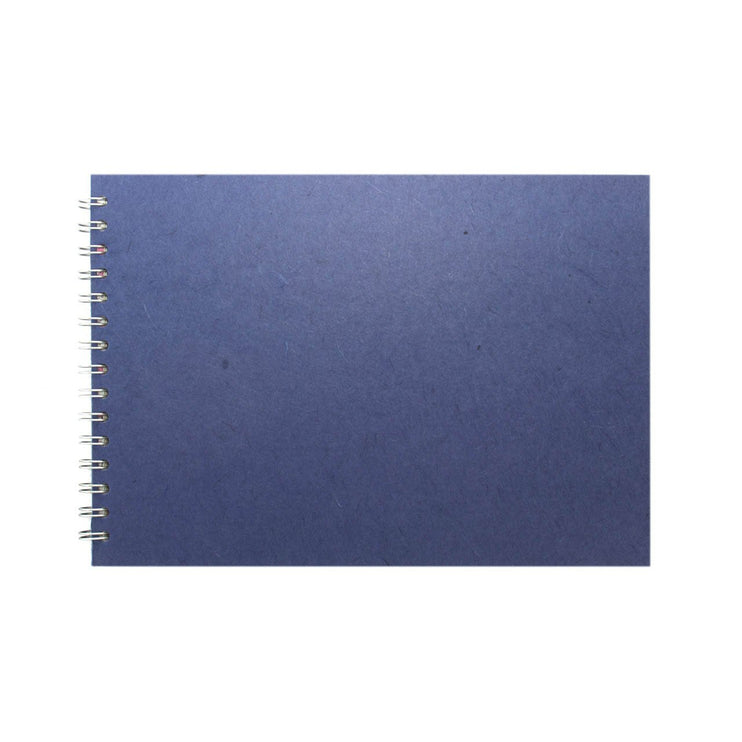 A4 Landscape, Royal Blue Sketchbook by Pink Pig International