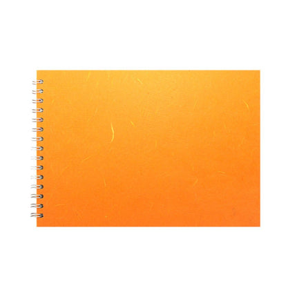 A4 Landscape, Orange Sketchbook by Pink Pig International