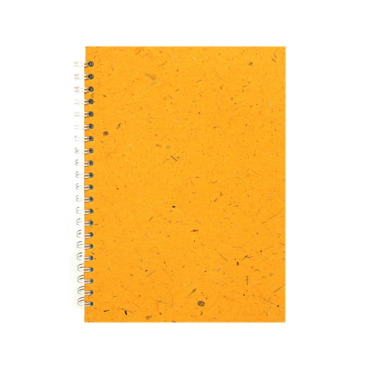 A4 Portrait, Amber Notebook by Pink Pig International