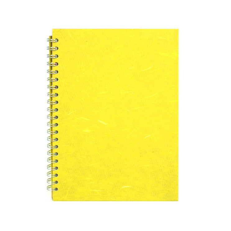 A4 Portrait, Yellow Sketchbook by Pink Pig International