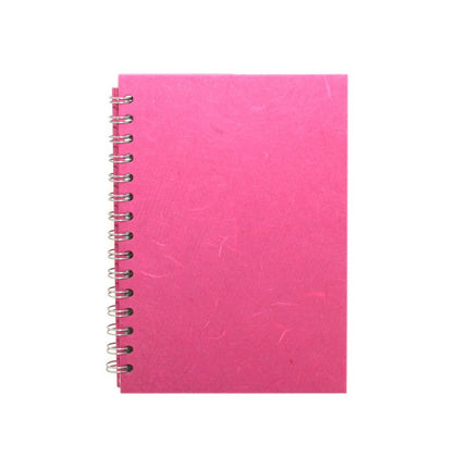 A5 Portrait, Bright Pink Watercolour Book by Pink Pig International