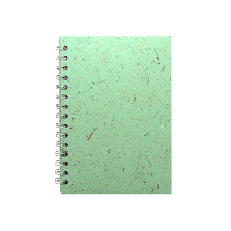 A5 Portrait, Peppermint Notebook by Pink Pig International