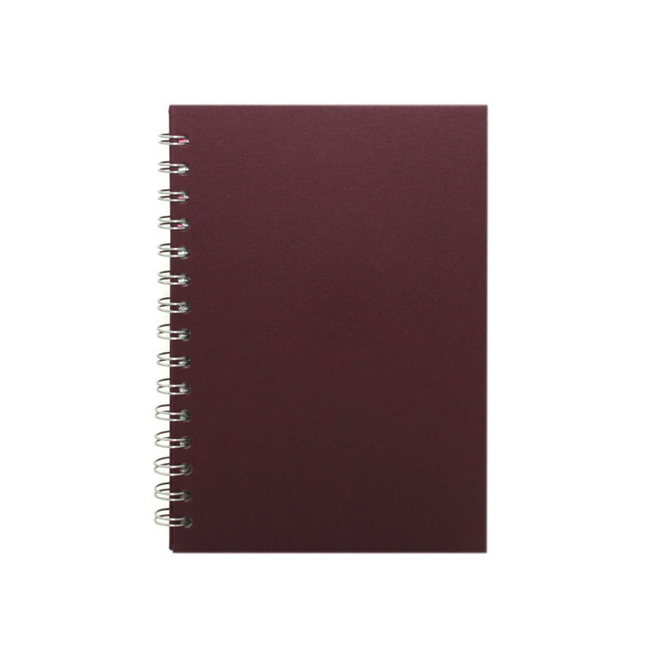 A5 Portrait, Eco Aubergine Notebook by Pink Pig International