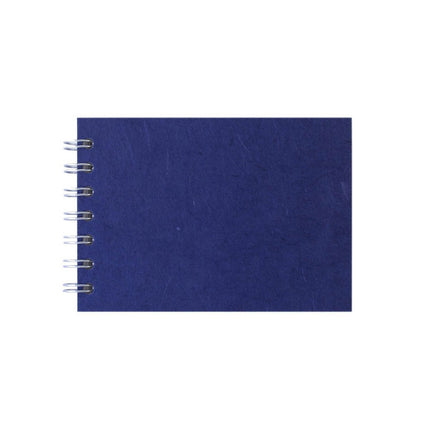 A6 Landscape, Royal Blue Sketchbook by Pink Pig International