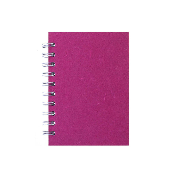 A6 Portrait, Bright Pink Sketchbook by Pink Pig International