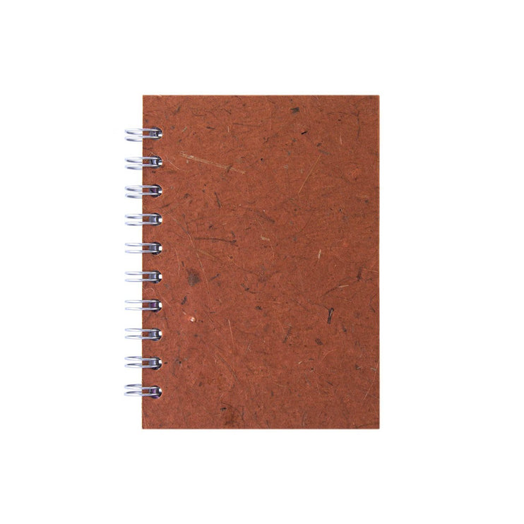 A6 Portrait, Hazelnut Notebook by Pink Pig International