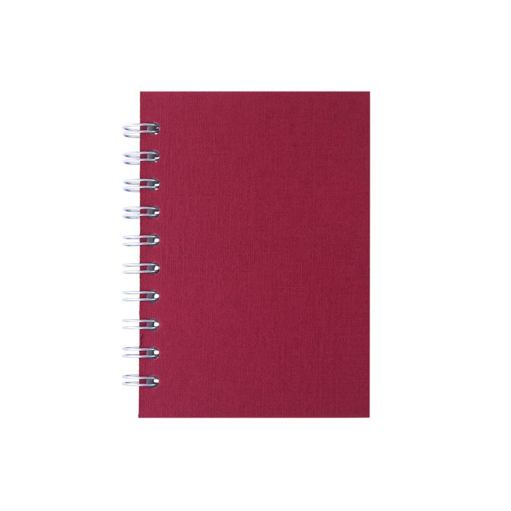 A6 Portrait, Eco Red Sketchbook by Pink Pig International